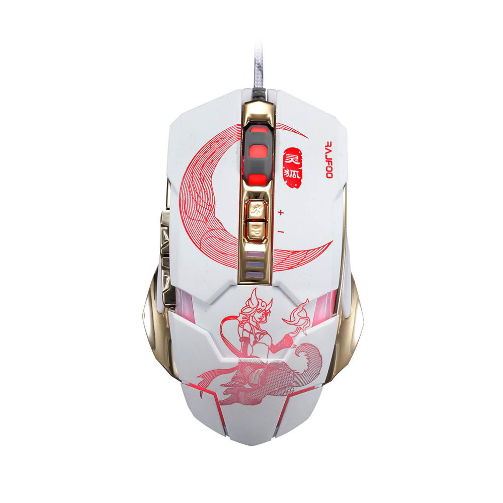 HXSJ Ergonomic Optical Office 2.4G Wireless Gaming Mouse Mice Adjustable 2400 DPI with 6 Buttons for Laptop PC Notebook Computer