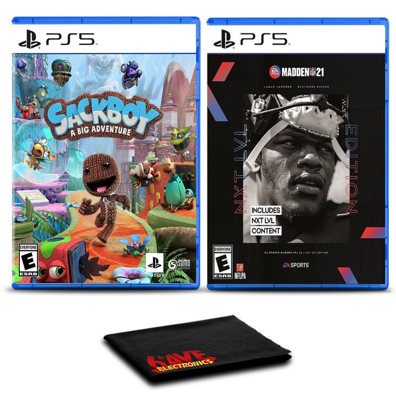 Sackboy: A Big Adventure and Madden NFL 21 Next Level - Two Games For PS5