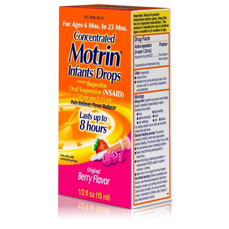 Motrin Infant's Berry Flavored Drops - 0.5 fl oz