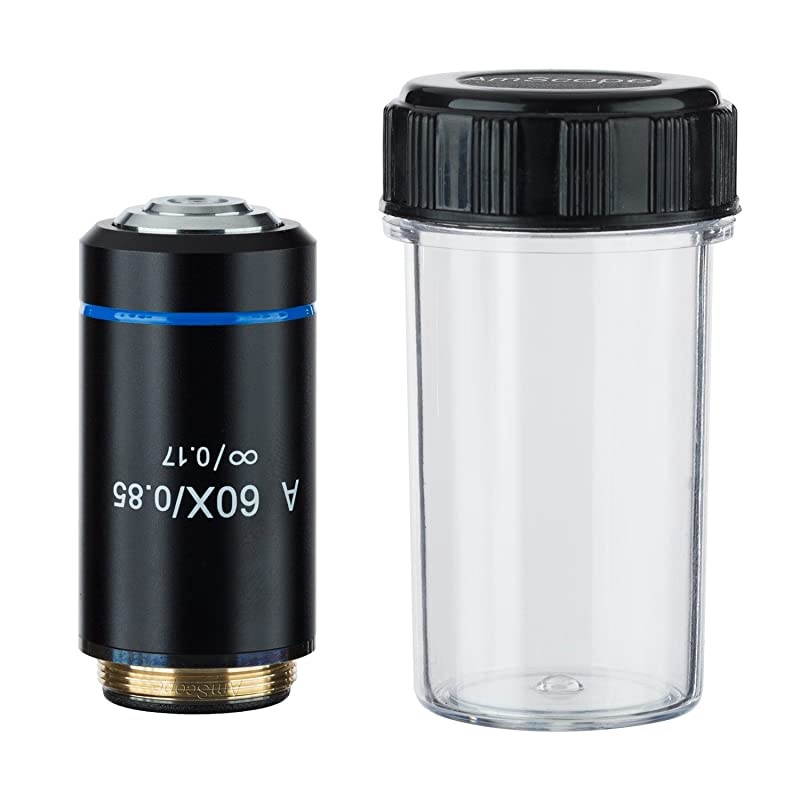 A60X-INF-B 60X Infinity Achromatic Microscope Objective with Black Finish