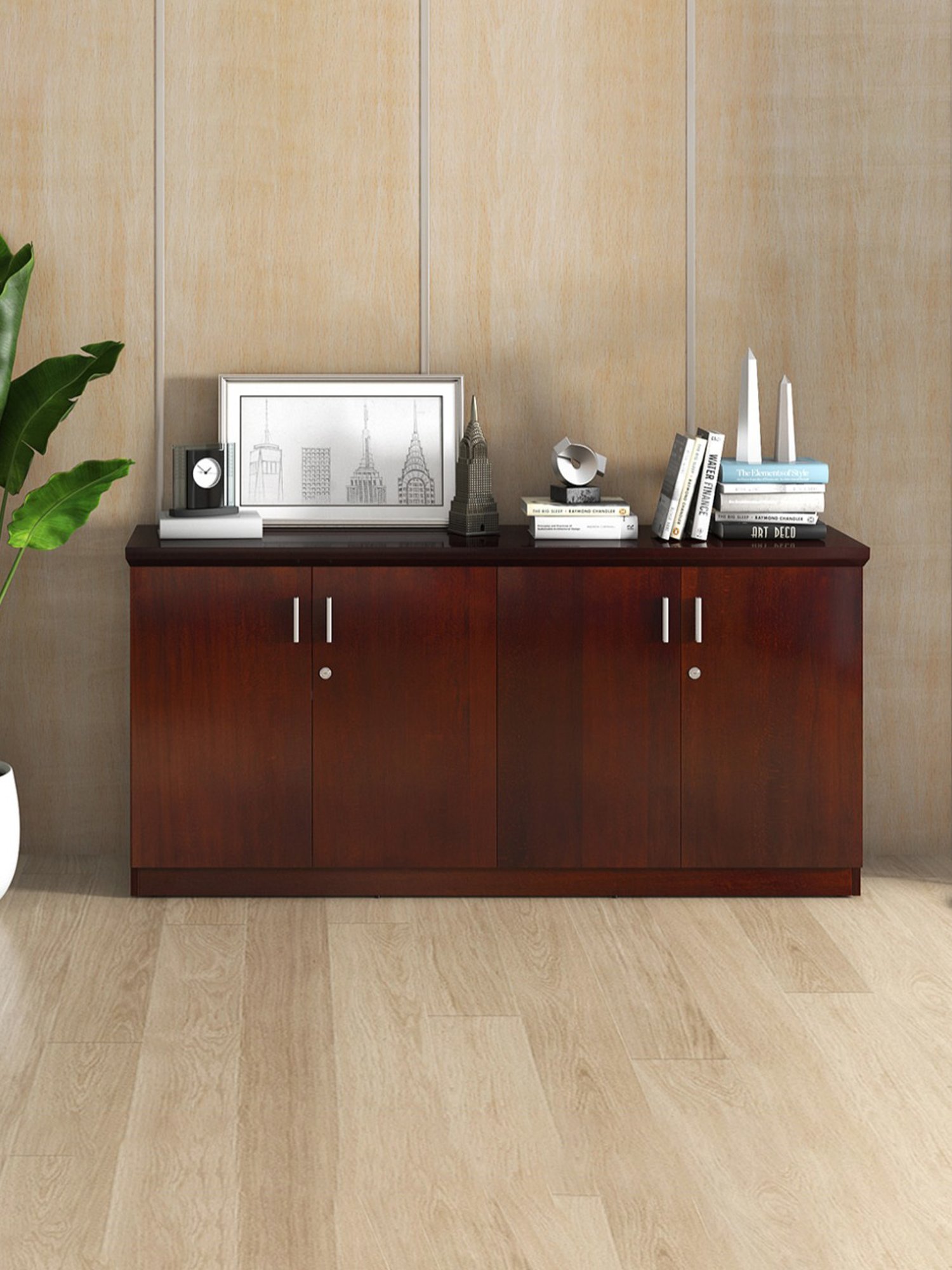 Durian Bliss Black Premium Leatherette Executive Chair