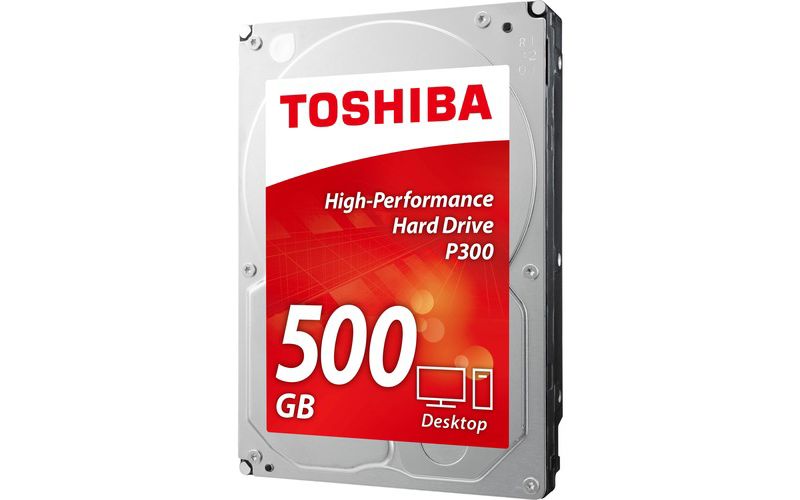 Toshiba P300 500 GB Hard Drive - 3.5" Internal - SATA (SATA/600) - 7200rpm - 64 MB Buffer - 2 Year Warranty