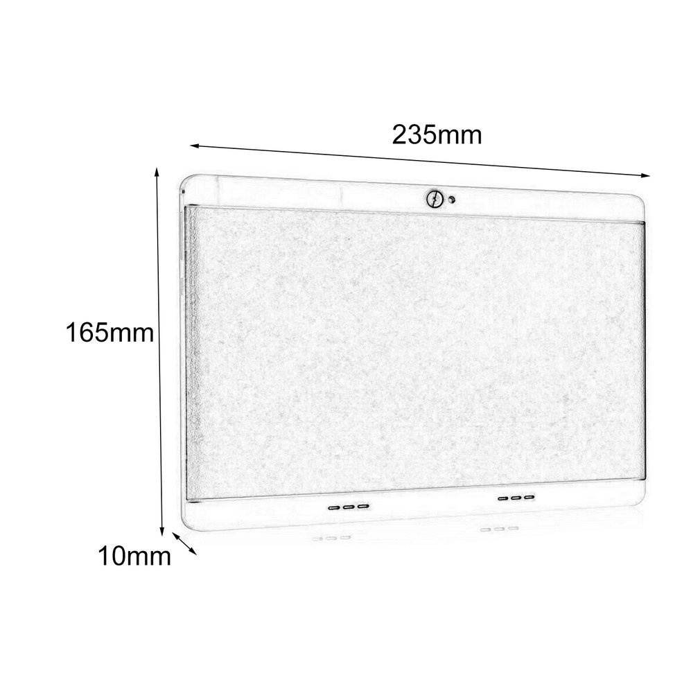 10 Inch Tablet For Samsung 11.6 Mobile Phone Eight Core Learning Machine,Black,US plug