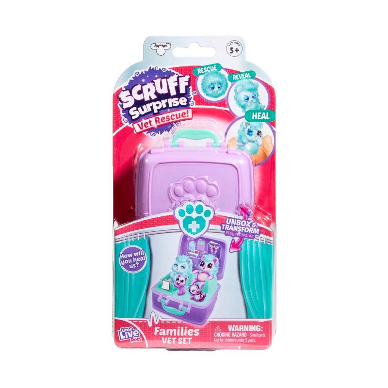 Little Live Pets Scruff Surprise Vet Rescue Families Vet Set