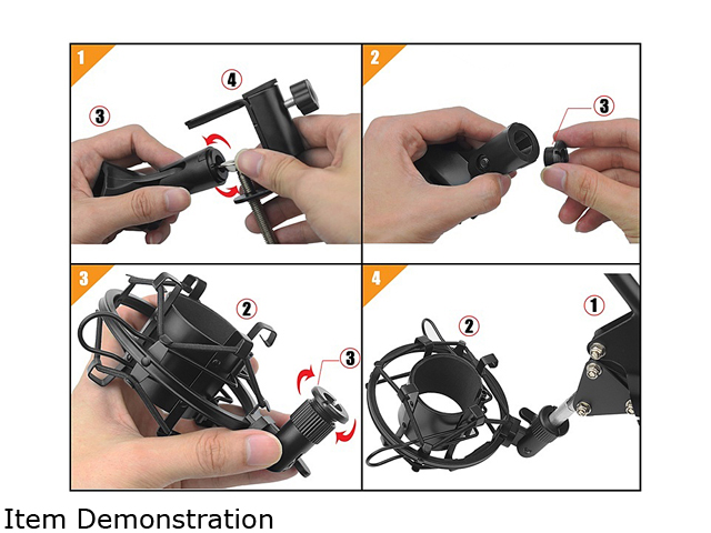 gold--BM800 Professional Suspension Microphone Kit Studio Live Stream Broadcasting Recording Condenser Microphone Set