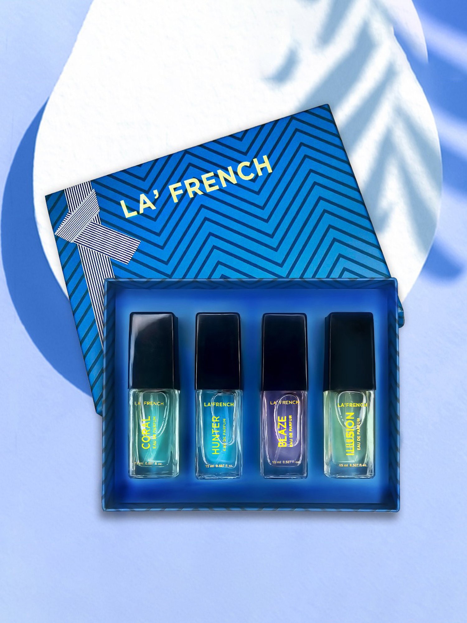La'french Coral, Blaze, Illusion & Hunter Eau de Parfum Gift Set