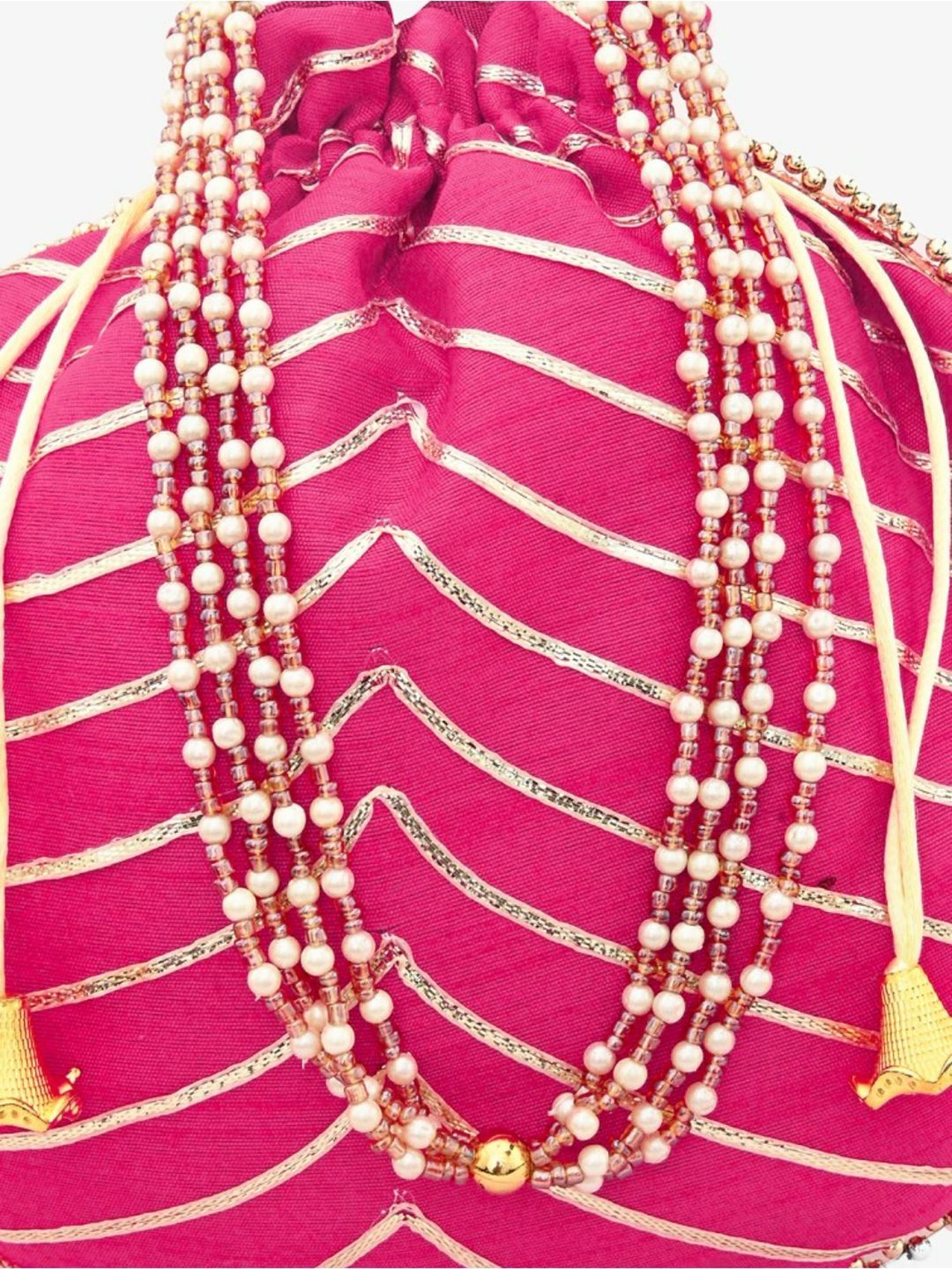 Call It Spring Silver Embellished Potli