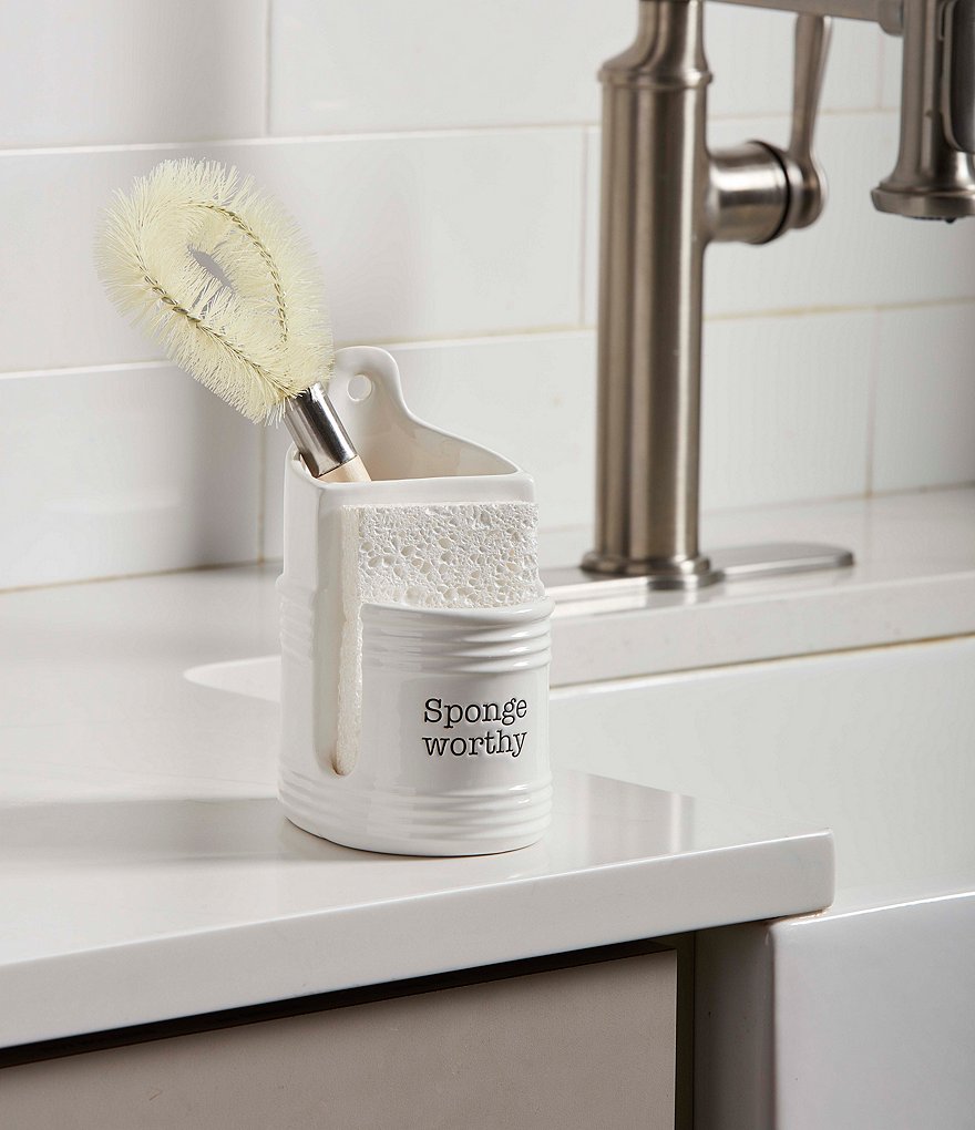 Mud Pie Circa Sponge Brush Holder