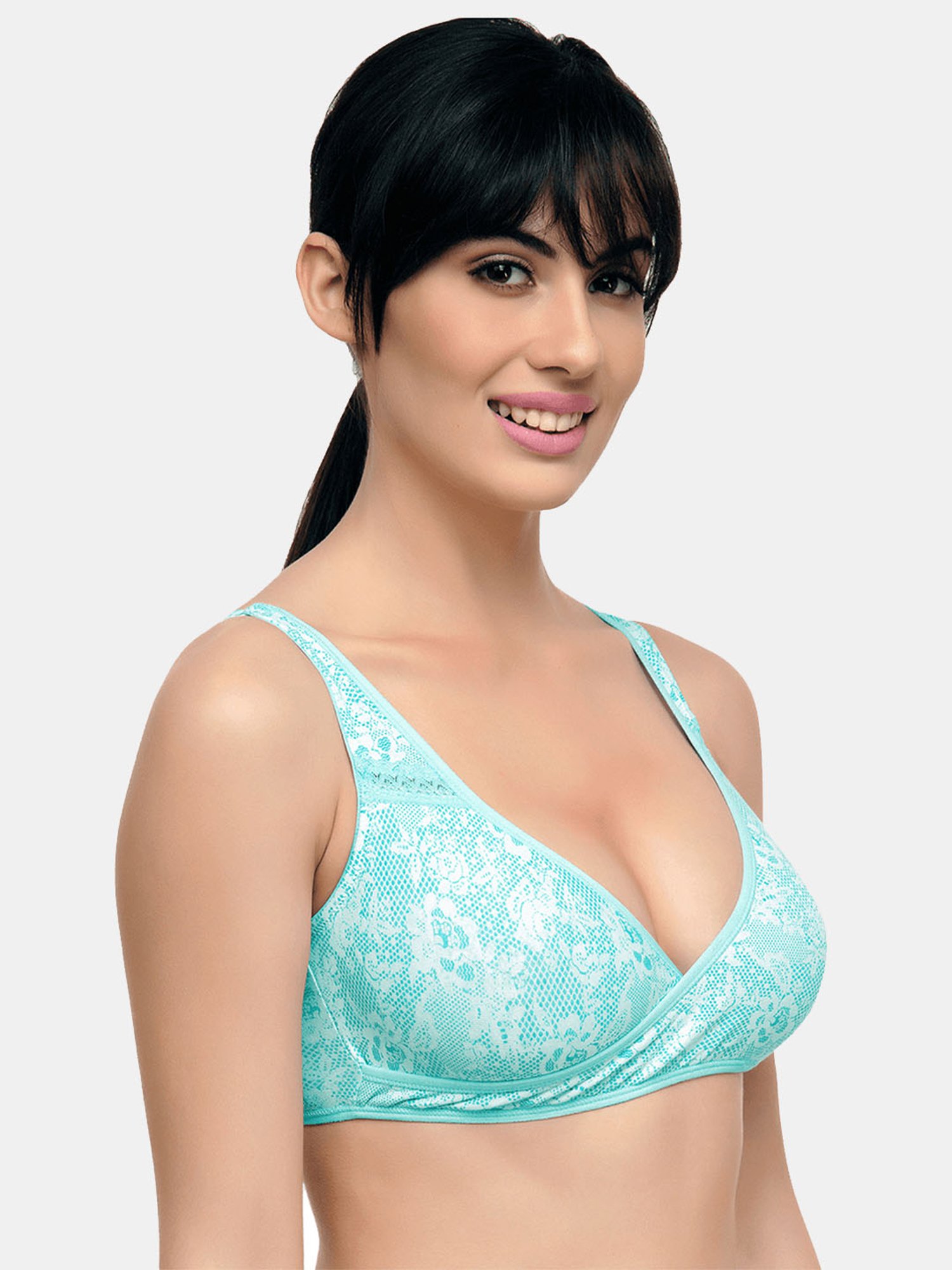 Inner Sense White Non Wired Non Padded Nursing Bra