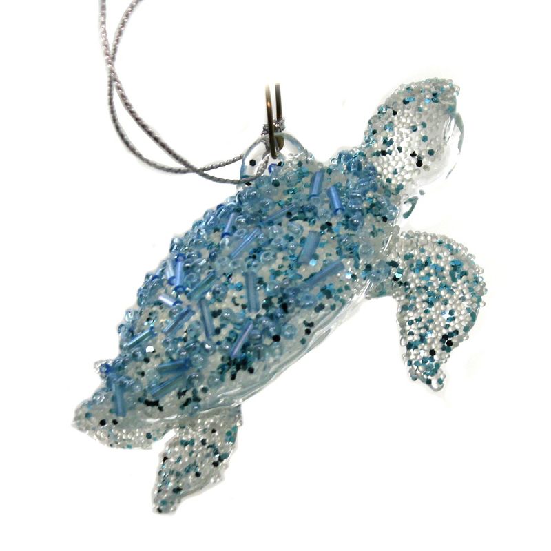 Holiday Ornaments 1.25" Coast Beaded Turtle Ornament Department 56  -  Tree Ornaments