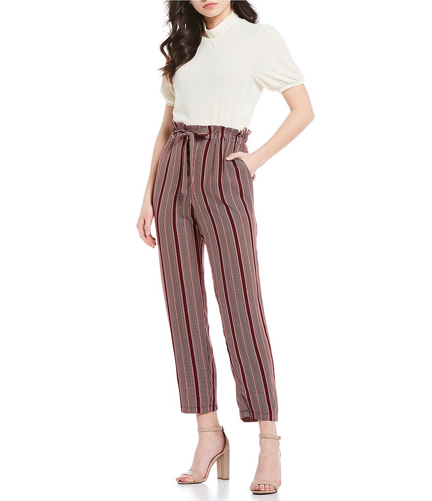 Love & Piece Mock-Neck Button-Side Ribbed Knit Top