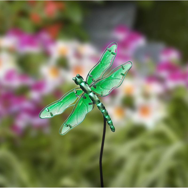 23.6" H Metal Garden Stake - Green - Creative Motion