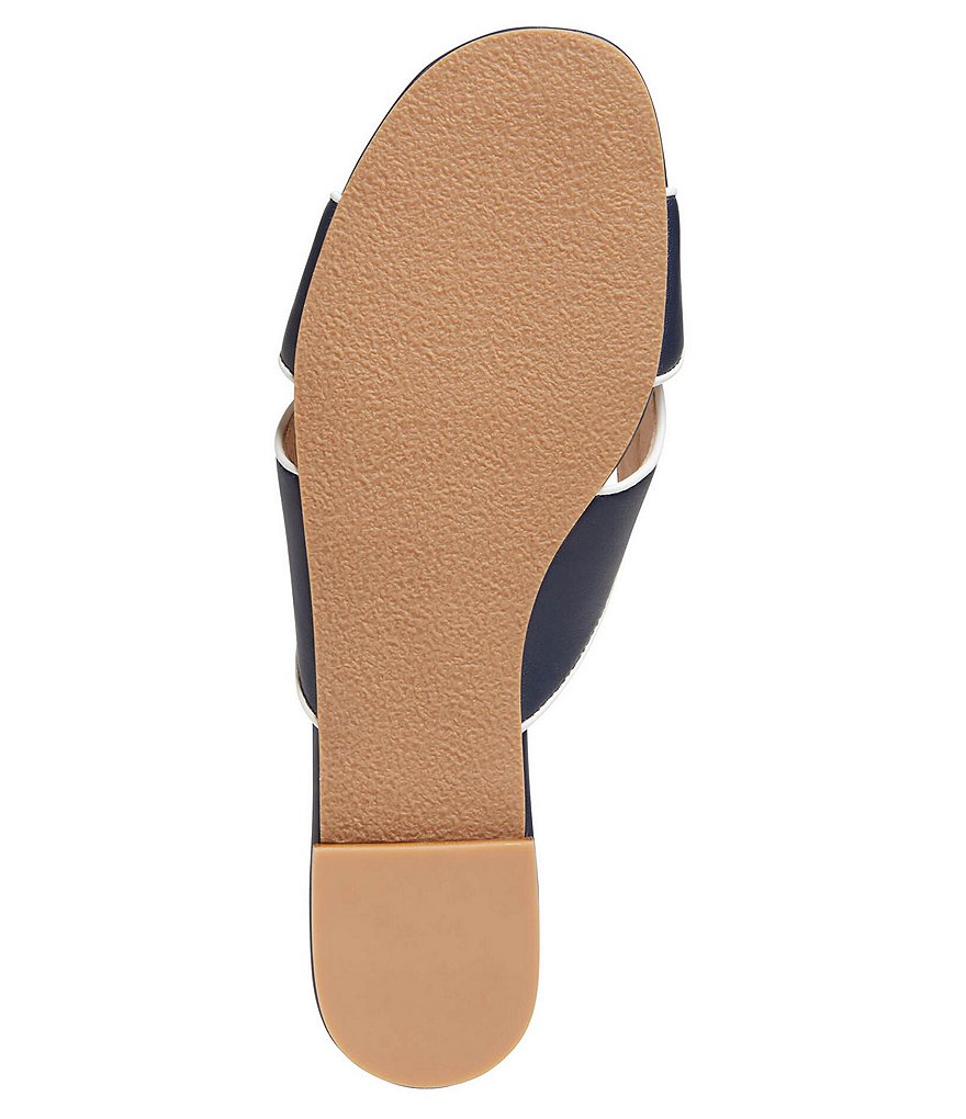 Jack Rogers Gigi Bow Detail Leather Slides