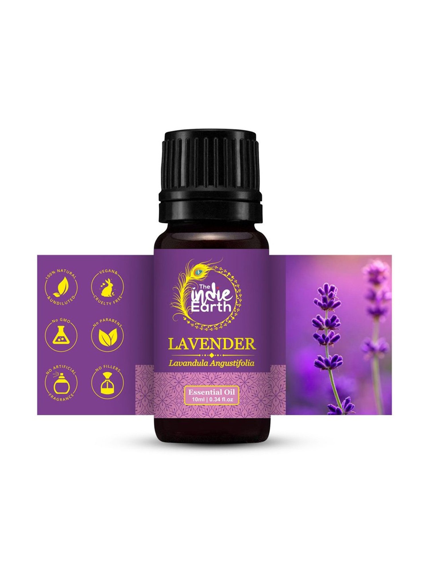 The Indie Earth Lavender Essential Oil - 10 ml