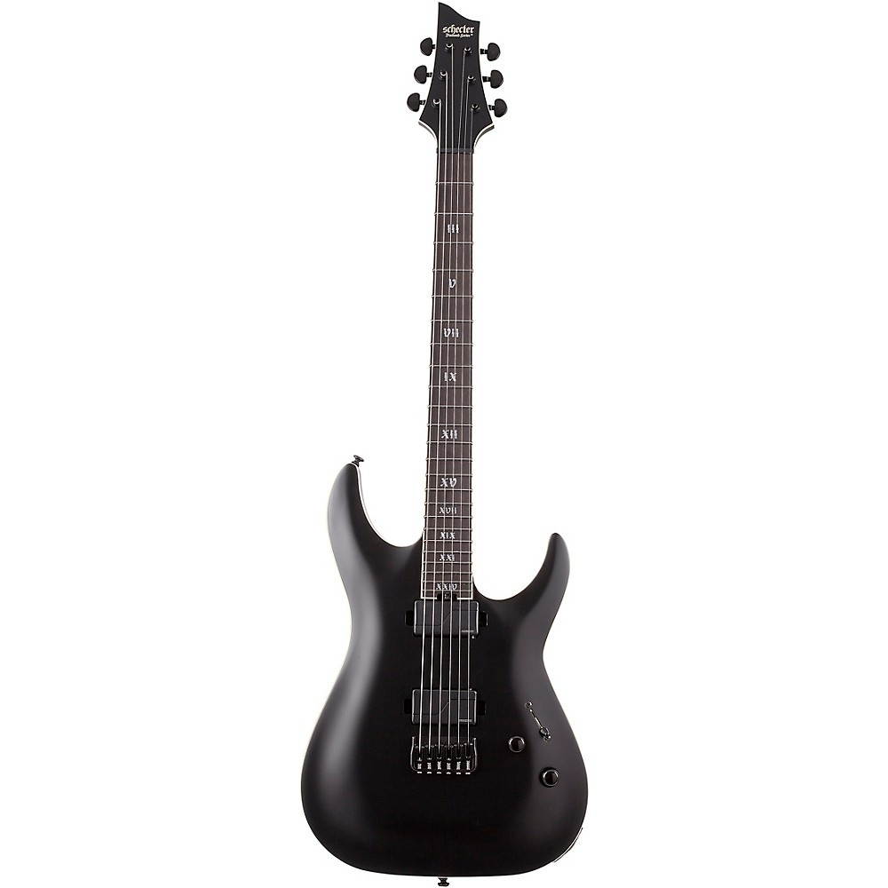 Schecter Guitar Research C-1 SLS Elite Evil Twin Electric Guitar Satin Black