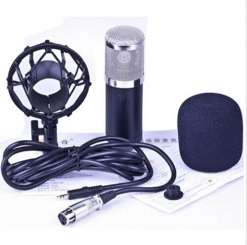 Professional Condenser Cardioid Recording Microphone 4 Broadcast Studio Computer