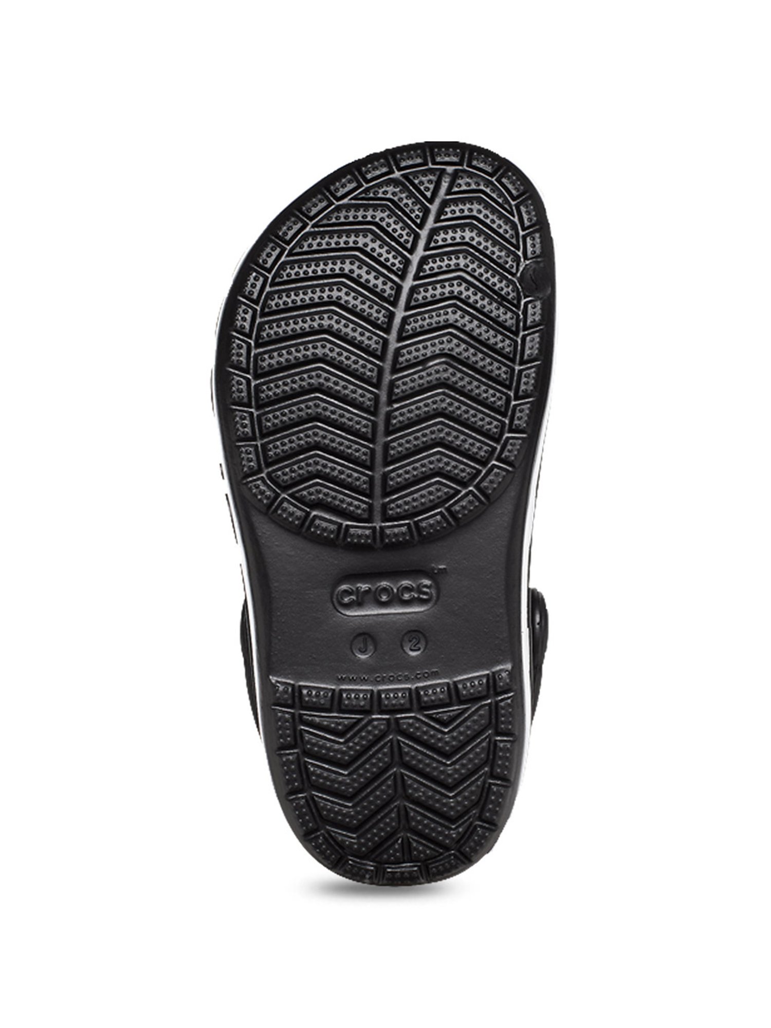 Crocs Kids Bayaband Black Back Strap Clogs