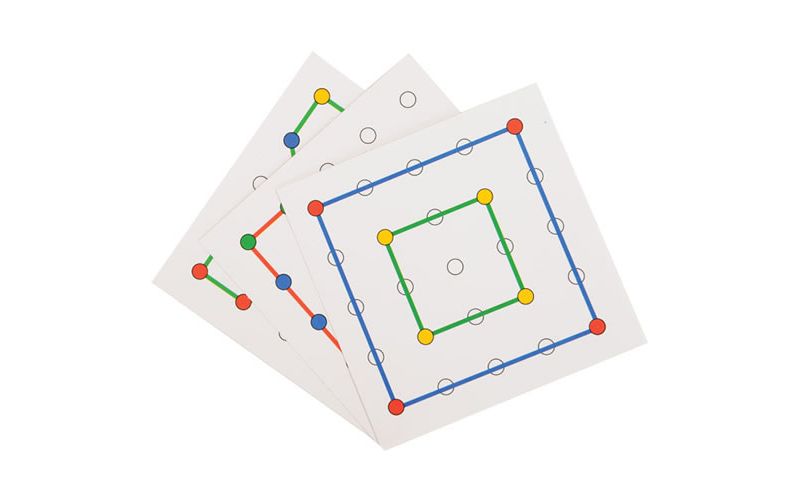 PlayMonster Stringing Pegs and Pegboard Set