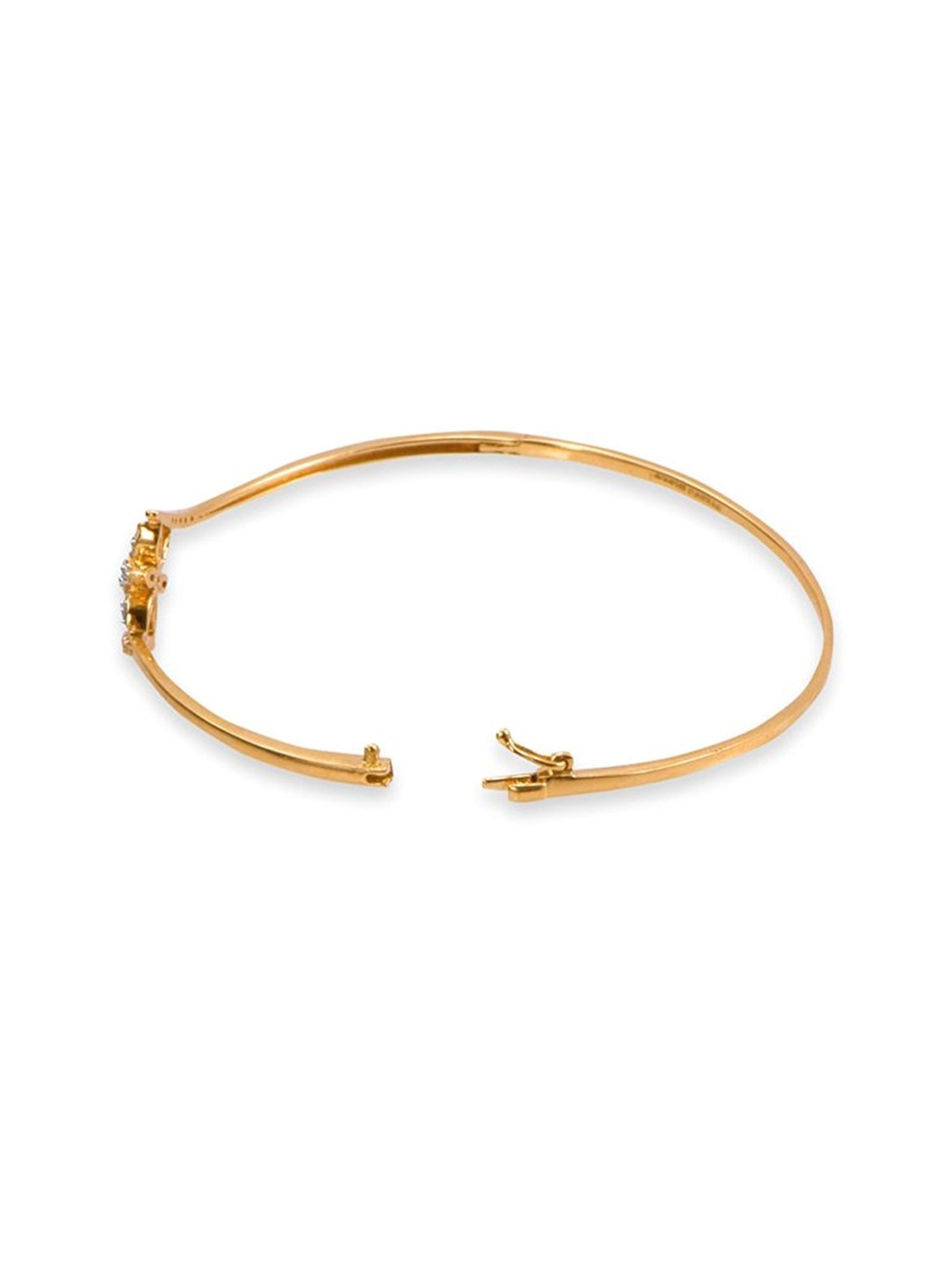 Mia by Tanishq Cupid Charm 14k Gold & Diamond Bracelet for Women