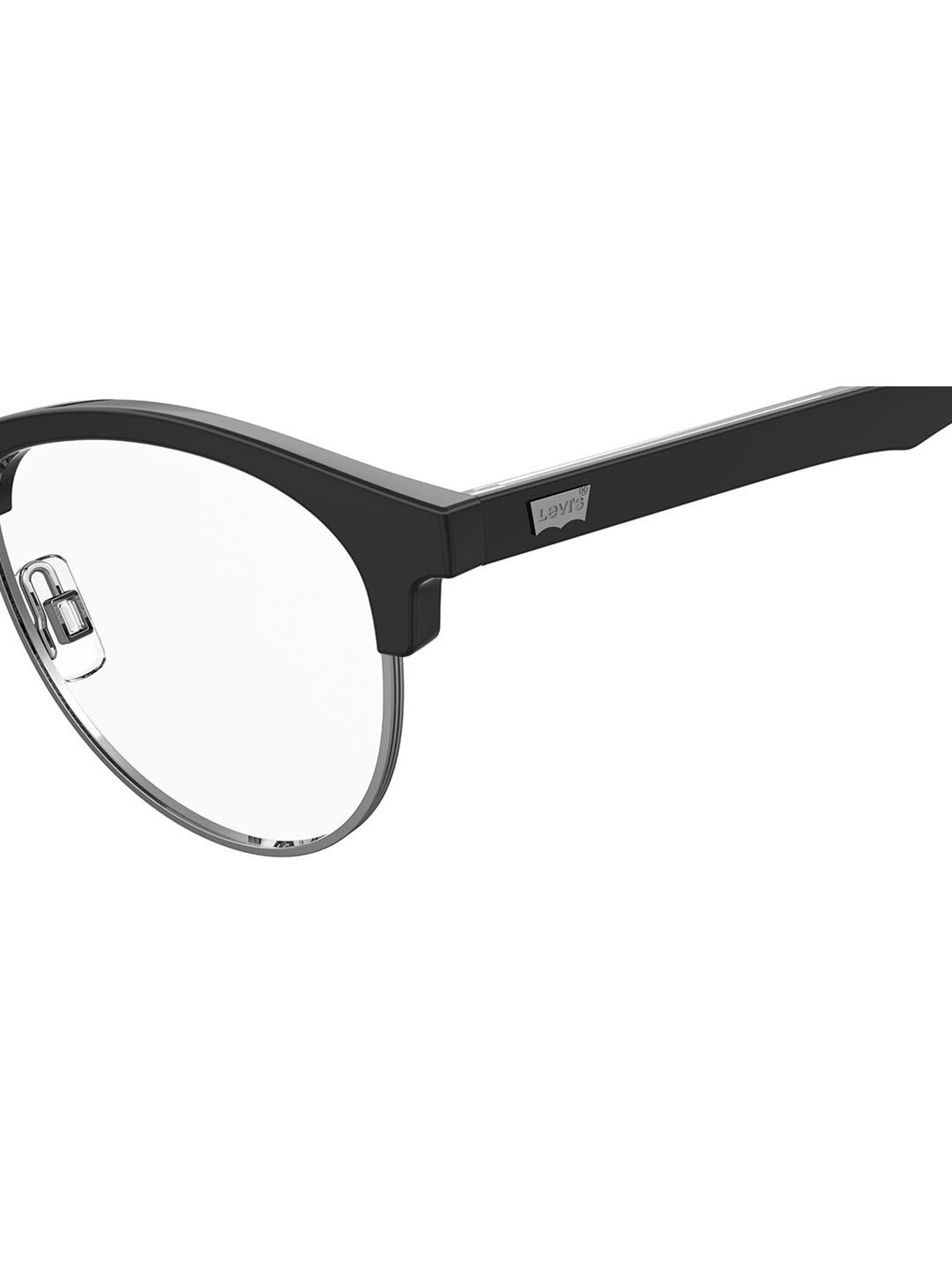 Levi's Black Clubmaster Eye Frames for Men