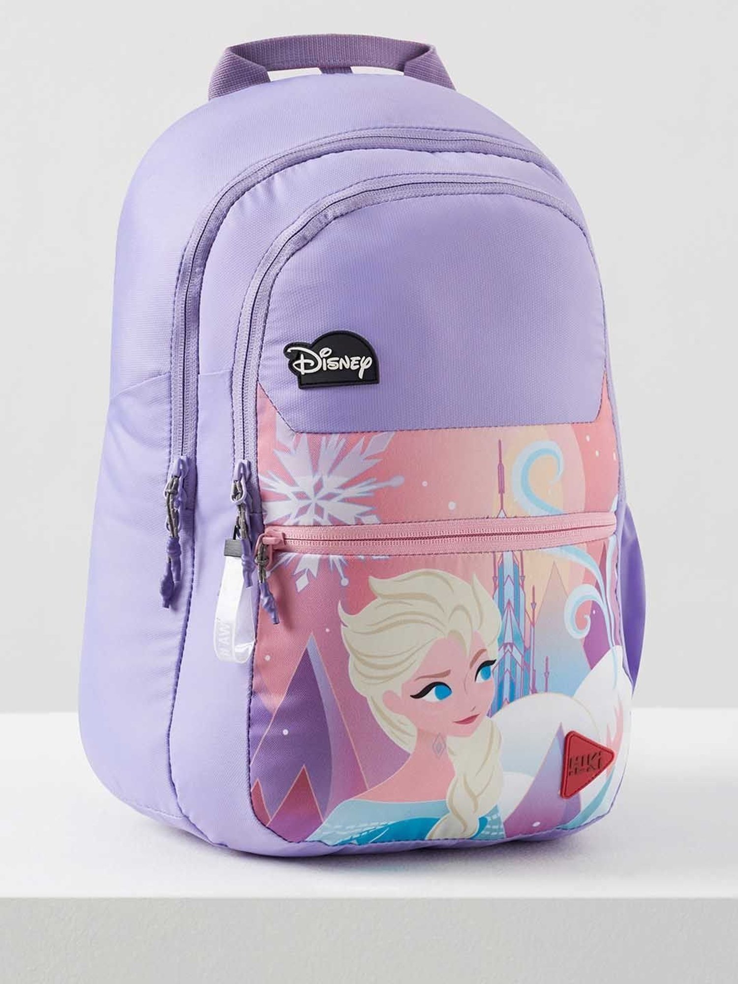 Wiki Back to School 1 Purple Polyester Printed Backpack - 22 Ltrs