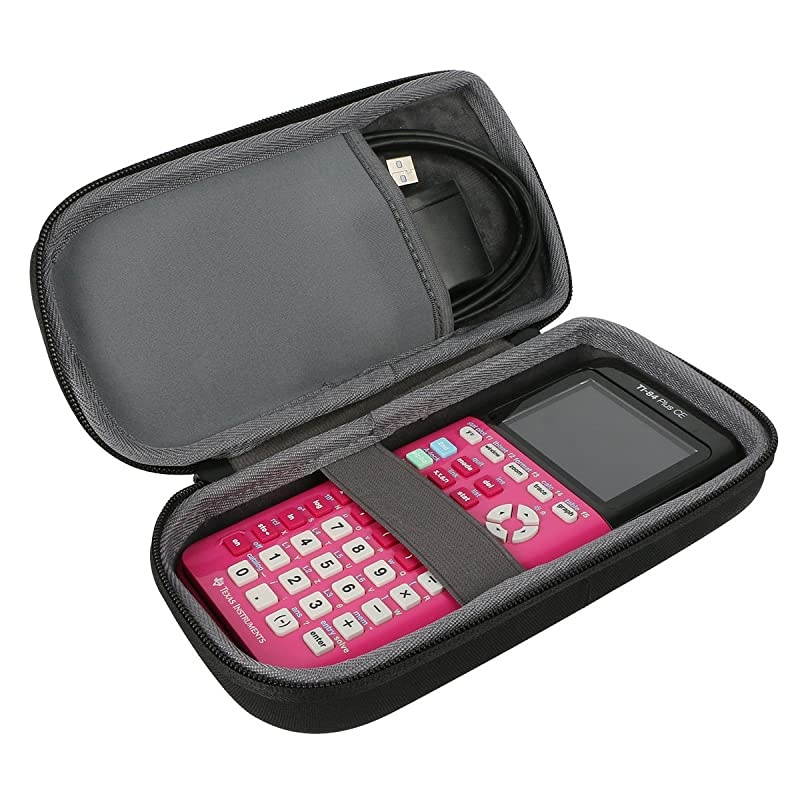 Travel Case for Texas Instruments TI-84 Ti-83 Ti-85 Ti-89 Ti-82 Plus/C CE Graphing Calculator by  (Hard Case)