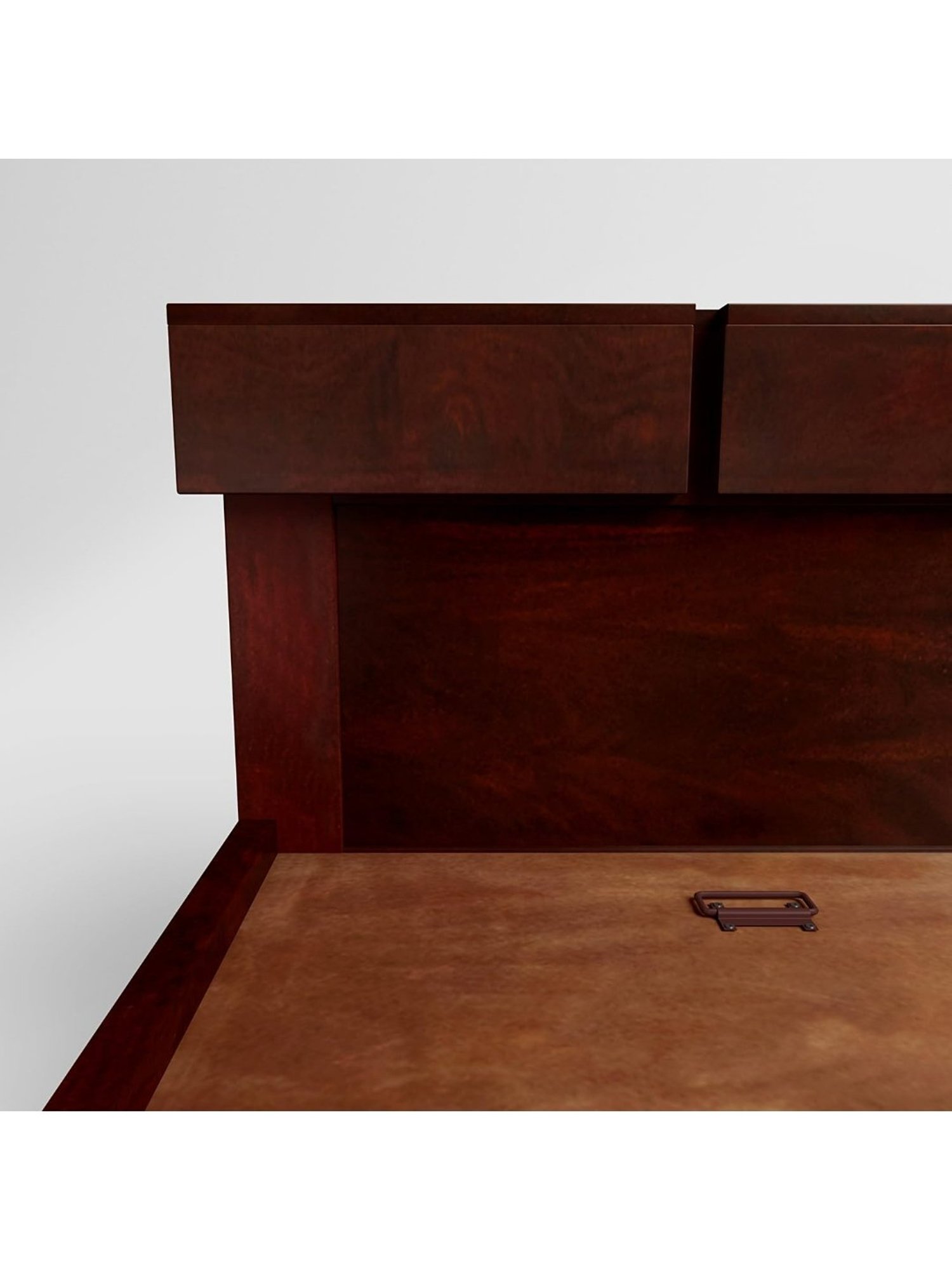 Godrej Interio Grande Brown Rose Wood King Advance Bed