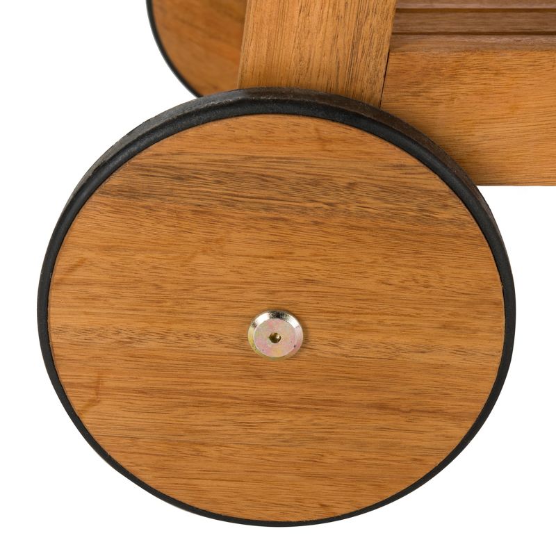 Slat Top Serving Cart - Gray - Apollo Outdoor