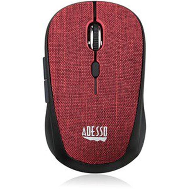 Adesso iMouse S80R Mini Wireless 5-Button Fabic Mouse Red