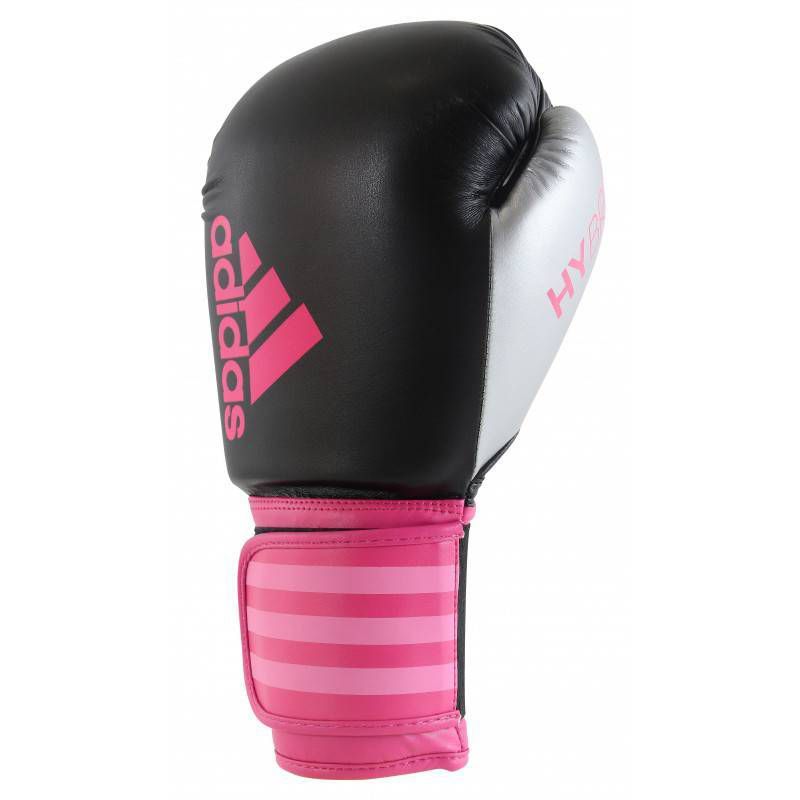 Adidas Hybrid 100 SMU 12oz Dynamic Fit Women's Fitness and Training Gloves - Black/Pink