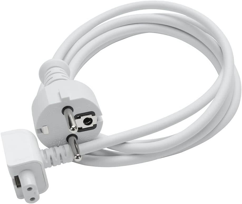 6 Foot European Standard Power Cable Compatible with Macbook Magsafe 1 or Magsafe 2