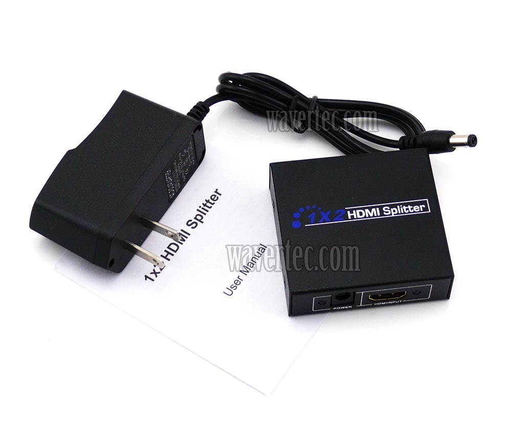 1 in 2 out HDMI 1.4 Splitter Box 1 to 2 Screen 1080P 3D HDCP Full HD Compatible with HDMI 1.3 Female to Female HDMI Hub Extender Connector 1x2 Switch Dual Screen OEM