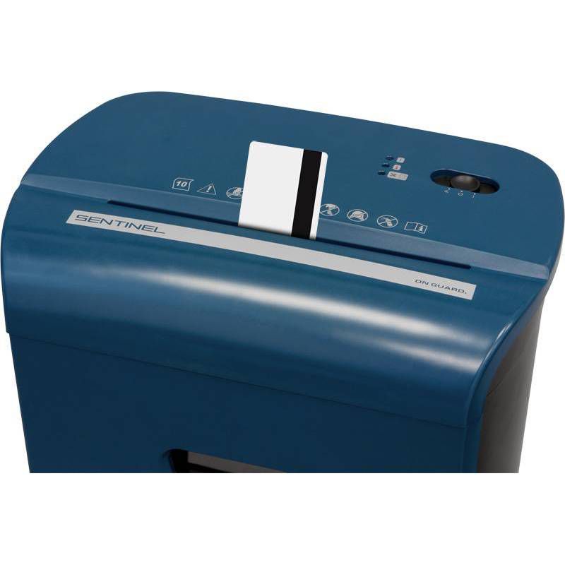 Sentinel 10-Sheet Microcut Shredder Blue - Intek