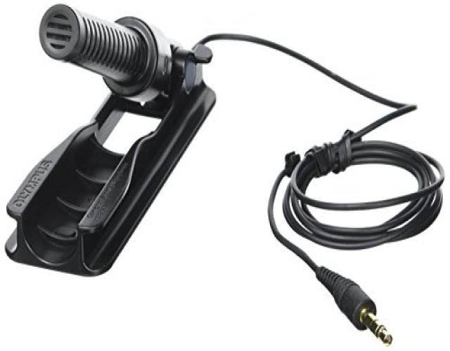 Olympus V4571510E000 Olympus ME34 Microphone - Mono - 70 Hz to 15 kHz - Wired - 3.28 ft -37 dB - Electret Condenser, Uni-directional - Stand Mountable - Mini-phone