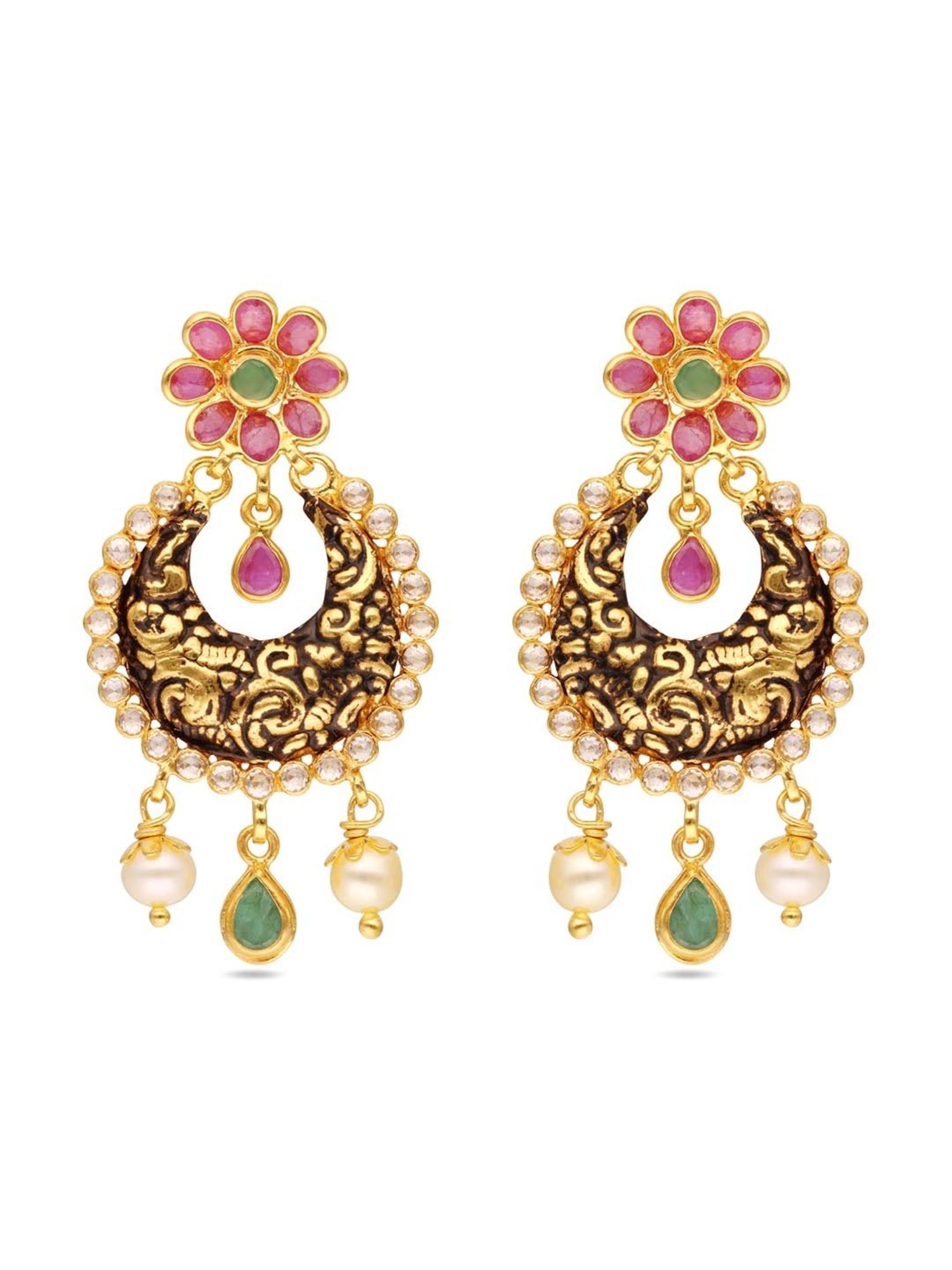 CKC 22k Gold Earrings for Women