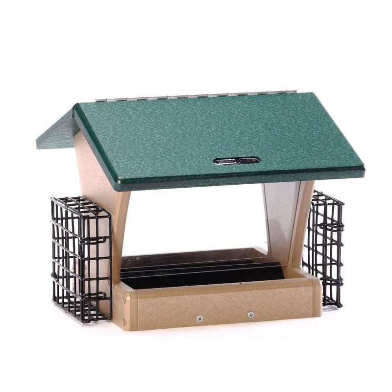 Birds Choice Cage Feeder with Base and Roof Top Bird Feeder