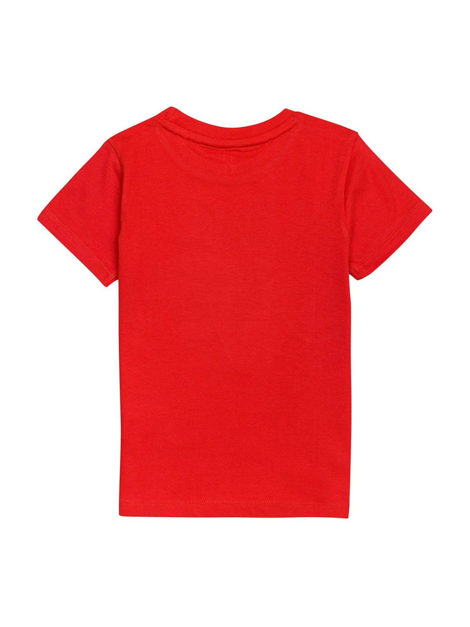 H by Hamleys Boys Red Printed T-Shirt