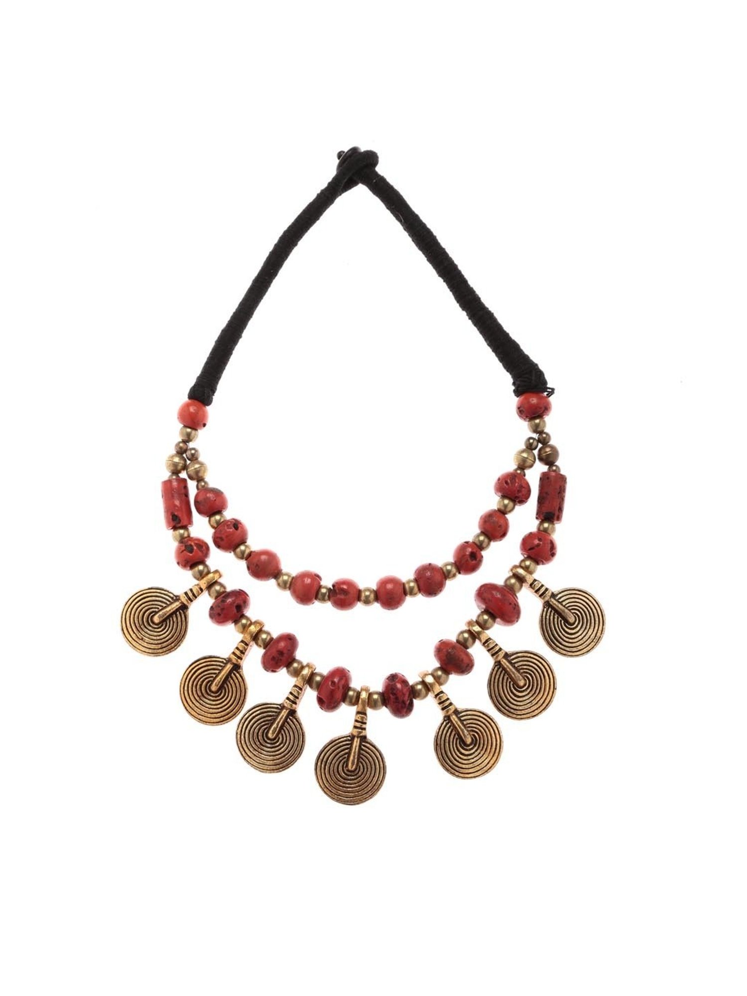 Imli Street Rust & Golden Necklace