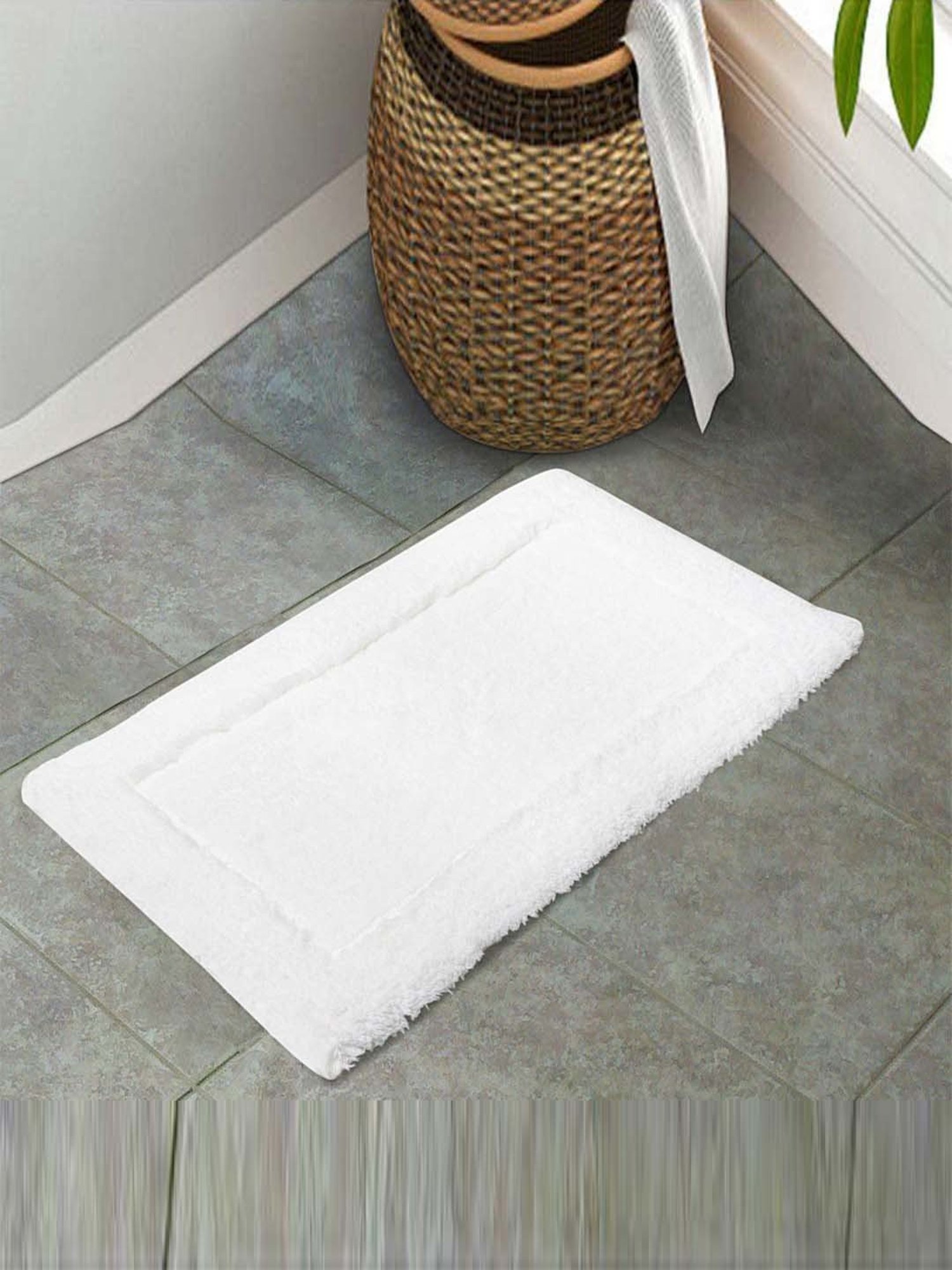 Shannon Clark Love Under The Stars Cushion Bath Mat Black - Deny Designs