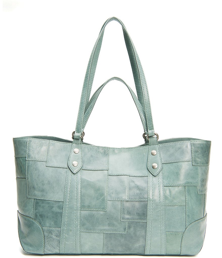 Frye Melissa Patchwork Leather Multi-Handle Tote Bag