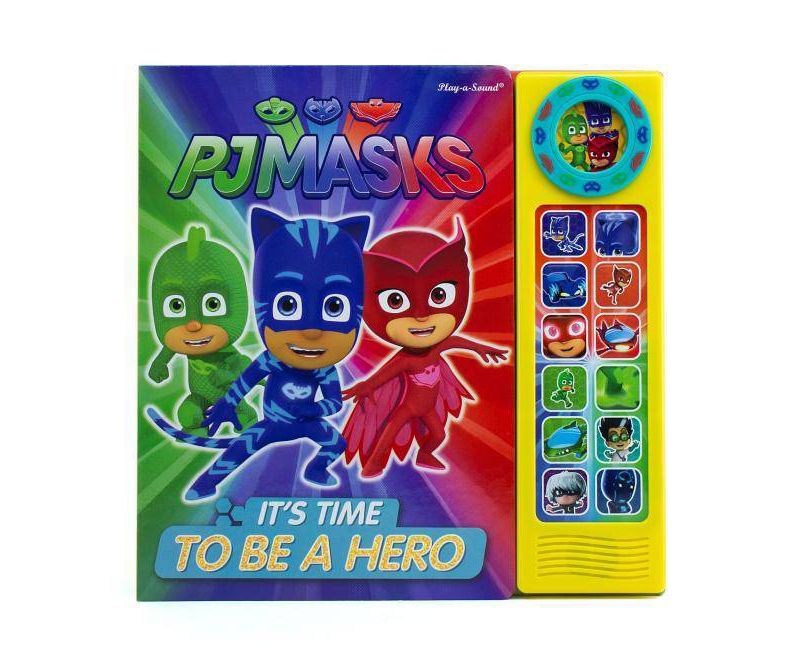 PJ Masks - It's Time To Be A Hero Custom Frame Sound Board Book - by Phoenix (Hardcover)