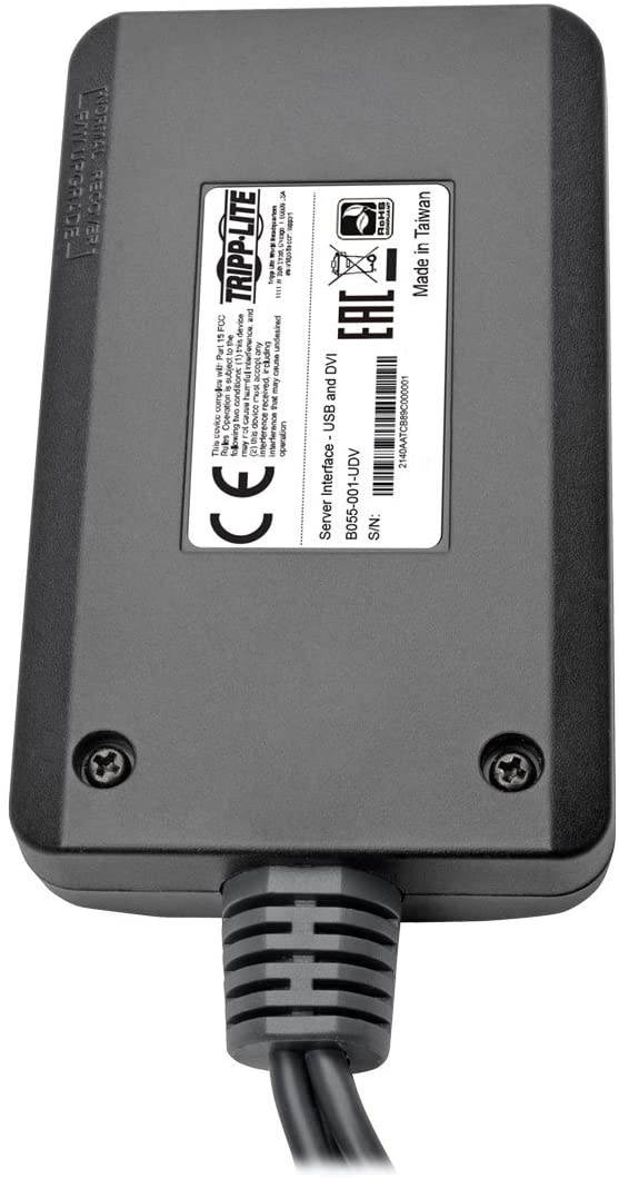 Tripp Lite DVI USB Server Interface Unit w/Virtual Media & CAC Support for B064 KVM Switches (B055-001-UDV)