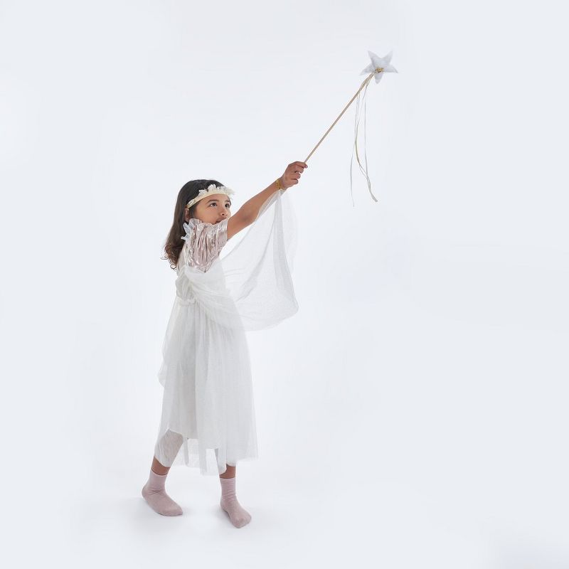 Meri Meri - White Tulle Fairy Dress Up Set (5-6 years) - Costume full body apparel - 2pc