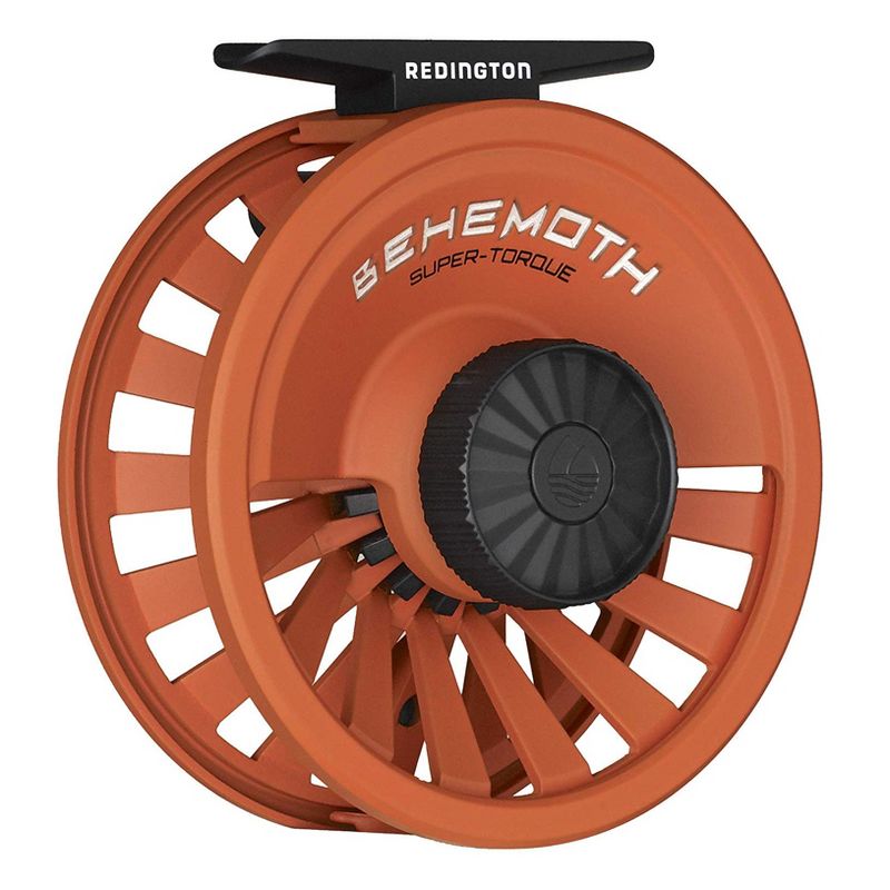 Redington 5-5506R78O Behemoth 7/8 Spool Heavy-Duty Adjustable Drag Carbon Fiber Fly Fishing Reel, Orange