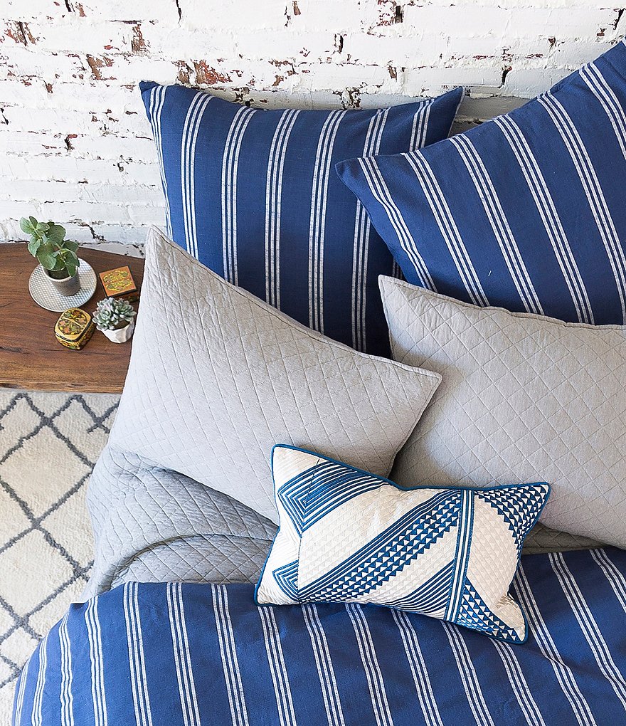 carol & frank Perry Indigo Duvet Cover