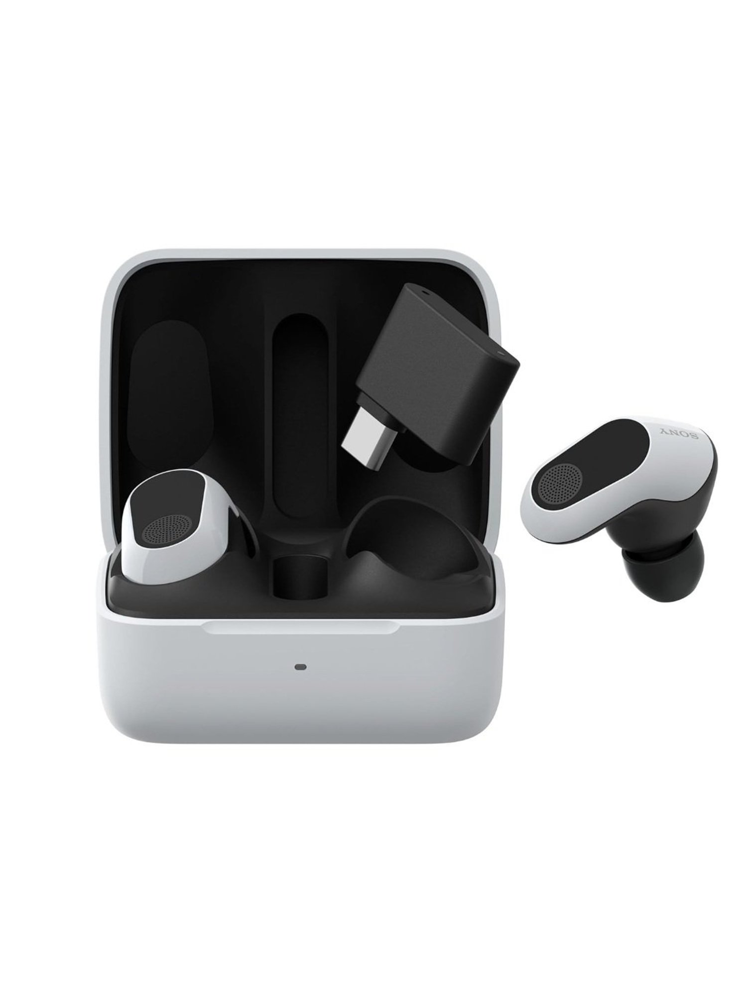 Sony INZONE WFG700N In Ear Bluetooth Earbuds with Noise Cancellation (White, True Wireless)