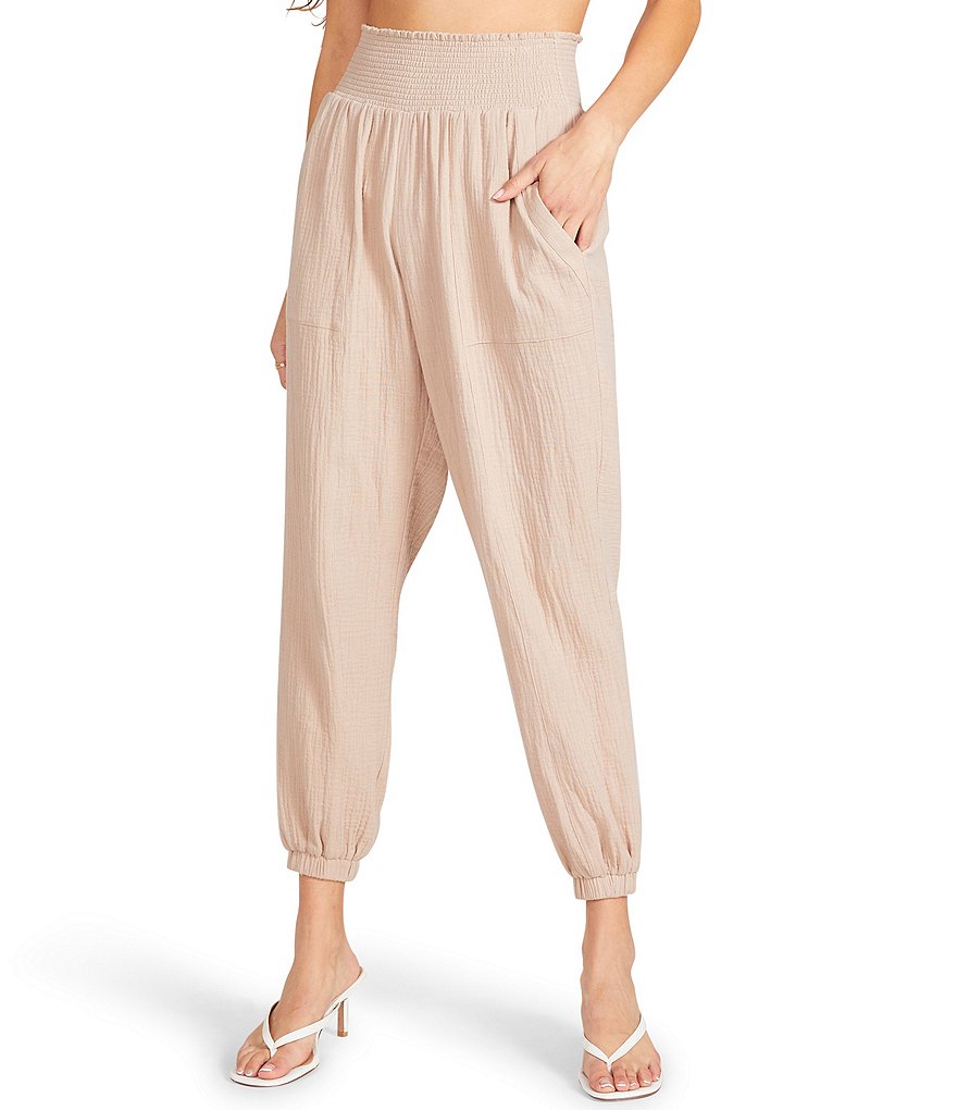 BB Dakota by Steve Madden That Was Then High Rise Pull-On Jogger Pants
