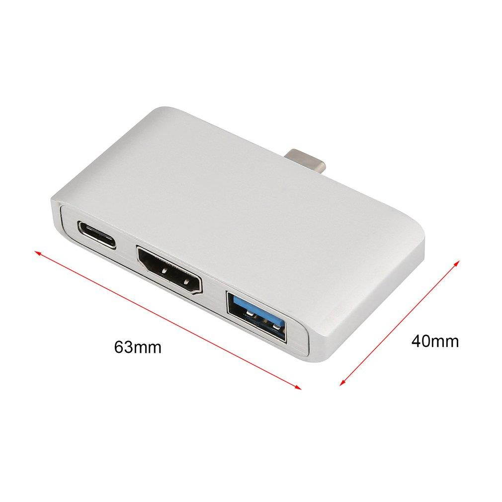 Mini USB-C Digital HDMI Multiport Adapter for Mac Book Pro for Dell and More