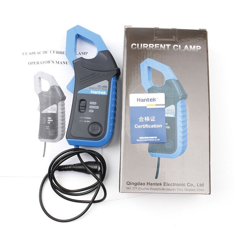 Hantek CC650 AC/DC Current Clamp Meter Multimeter with Oscillosc BNC Connector