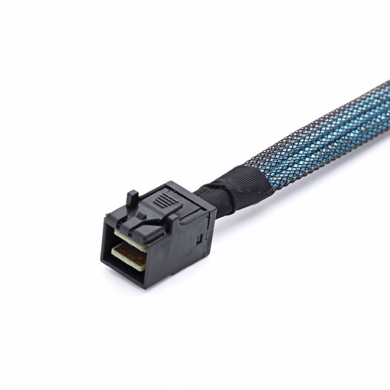 Weastlinks SAS SATA Cables SFF-8643 To 4 SFF-8482 Internal Mini SAS HD to 4 29pin SFF-8482 connector with SAS 15pin Power Port 12GB/S Cable